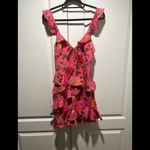 Signature 8 Flirty Ruffle Mini Dress size M - Picture 5 of 11